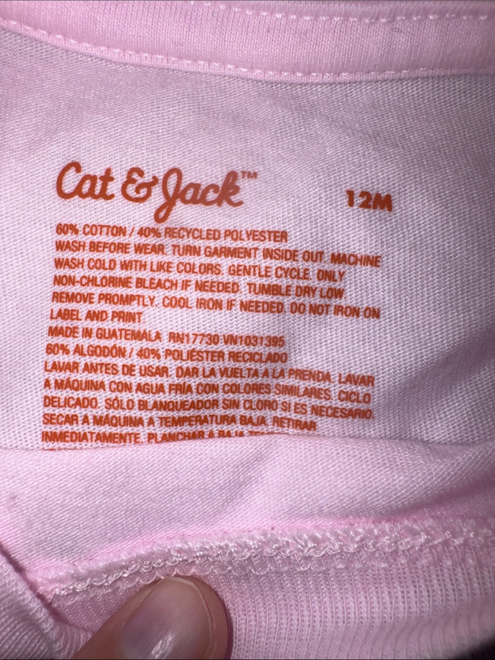 Cat & Jack Pink London Graphic Tee with Fuchsia Bus - Picture 3 of 5